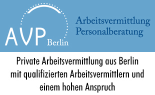 Bild zu AVP Berlin Arbeitsvermittlung & Personalberatung Dr. Blisse in Berlin